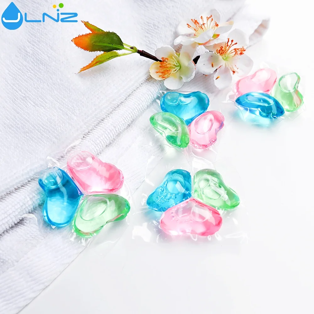wholesale packaging Portable water soluble Laundry Capsules fragrance Liquid detergent laundry beads booster pod