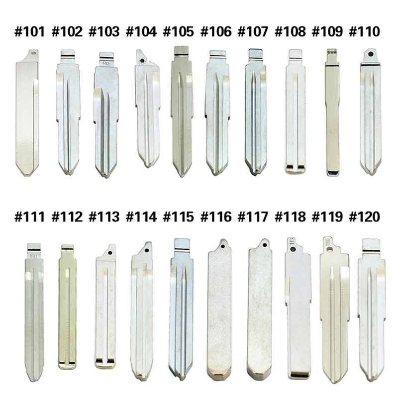 101-120KD Xhorse JMD VVDI Remote Car Key Blade Blank for KD900-X2 For R-enault T-oyota B-MW VW A-UDI PSA P-eugeot C-itroen F-ord