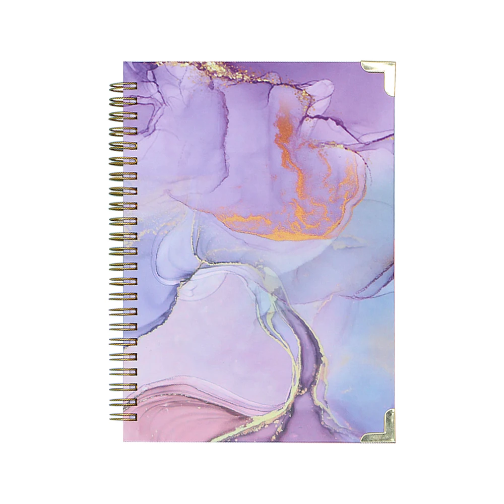China Personalized 2023 Colorful Top Sales Fancy Decorative Spiral Notebook Journals