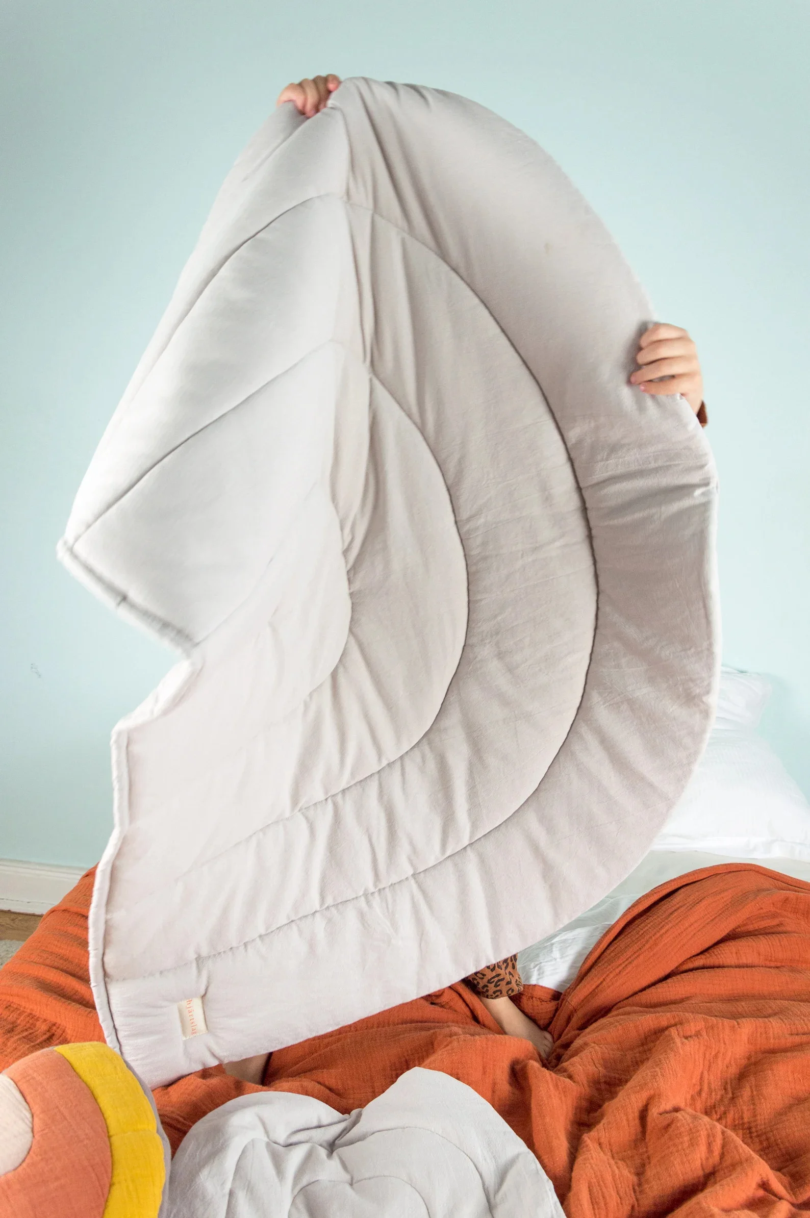 Wholesale Organic Cotton Bamboo Thicker Filling Round Square Large Baby Play Mat Baby Lounger Quilted  Blanket