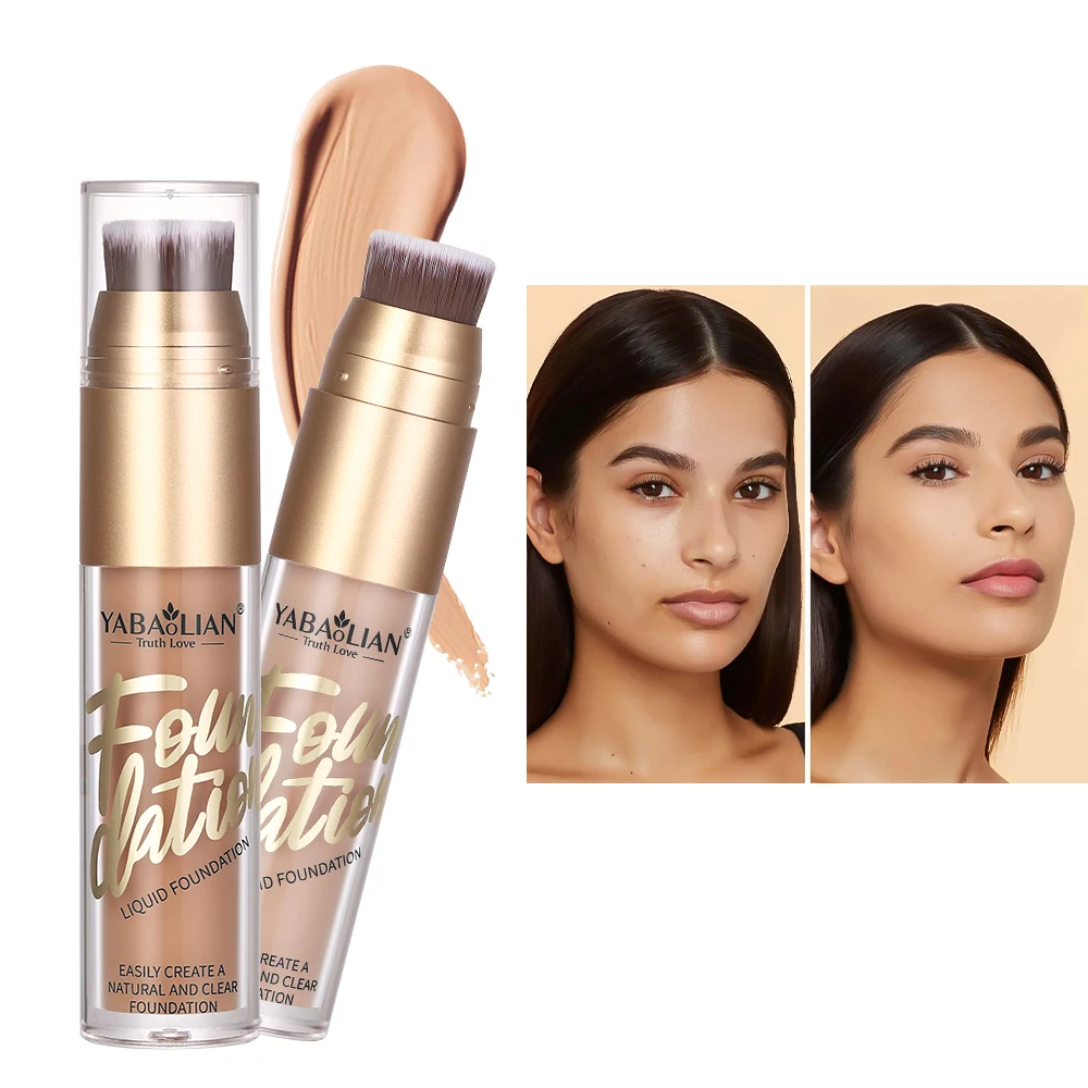 Newest  waterproof makeup foundation with brush private label face cosmetics Concealer liquid luxury silky super stay concealer