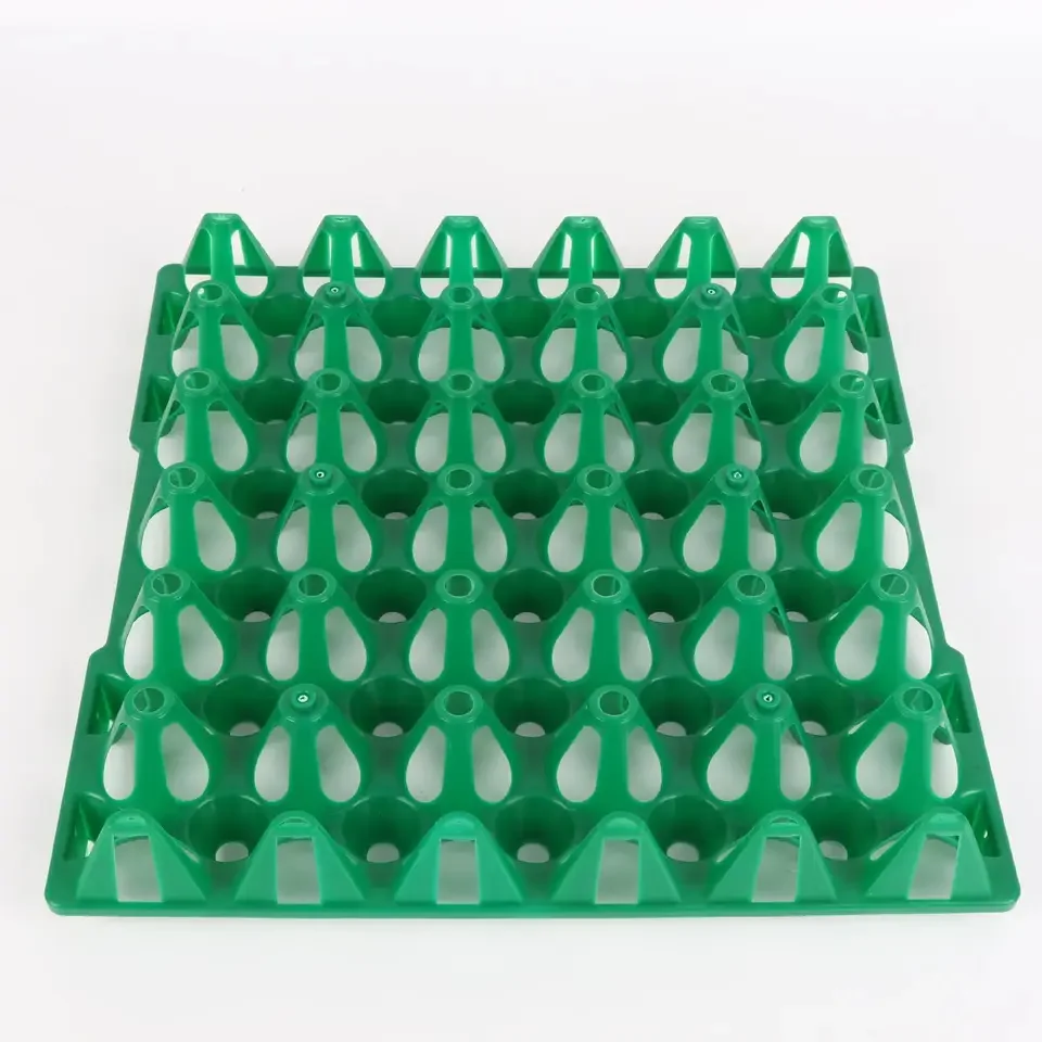 additive quality plastic white green strong 30pcs egg tray for farm poultry