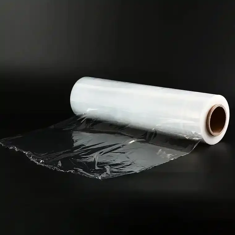 High Quality Transparent Polyethylene Stretch Film Roll Soft LLDPE Plastic for Wrapping-Factory Direct Sales at Factory Price!