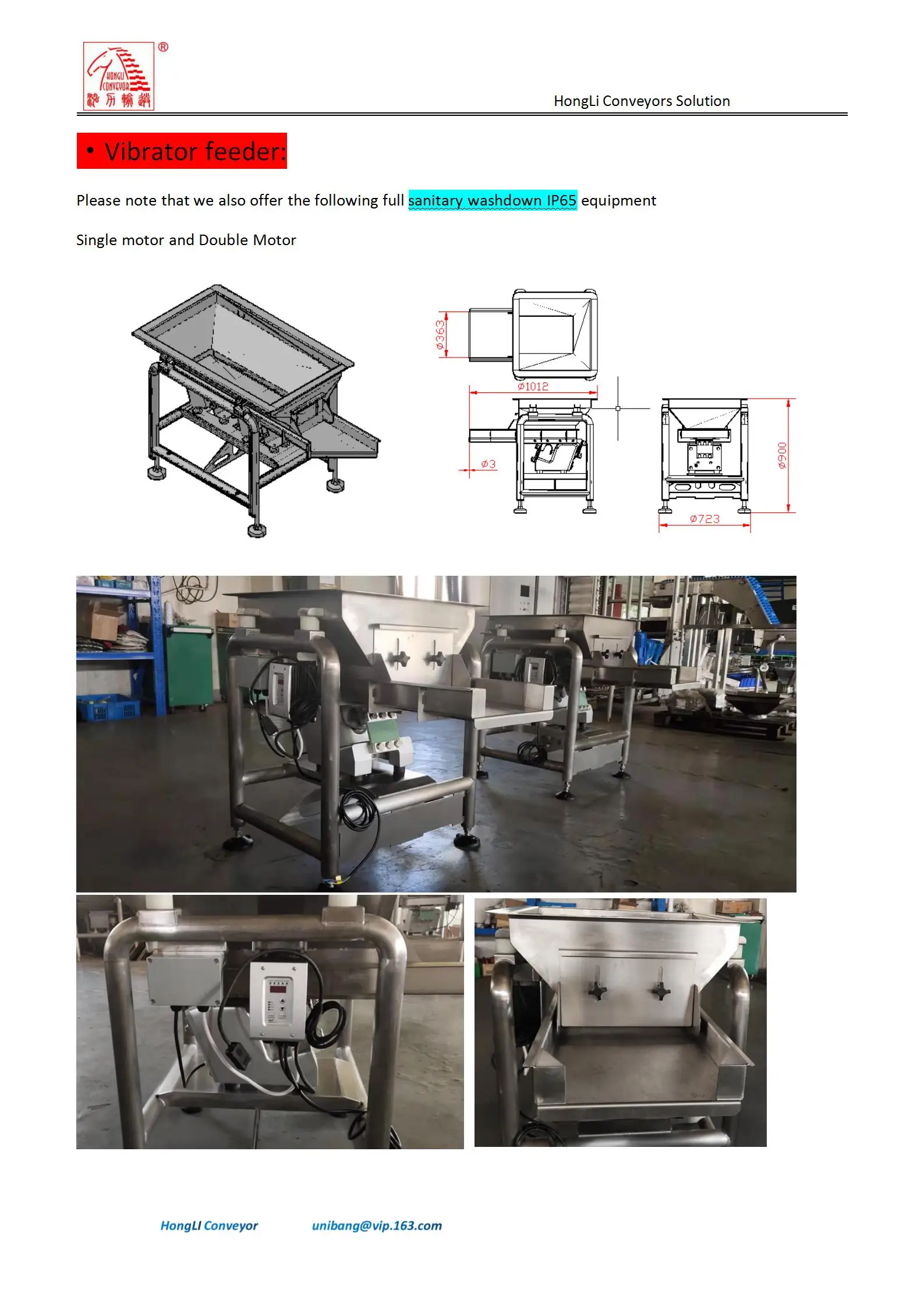 HONGLI bucket elevator Quotation 2020_05