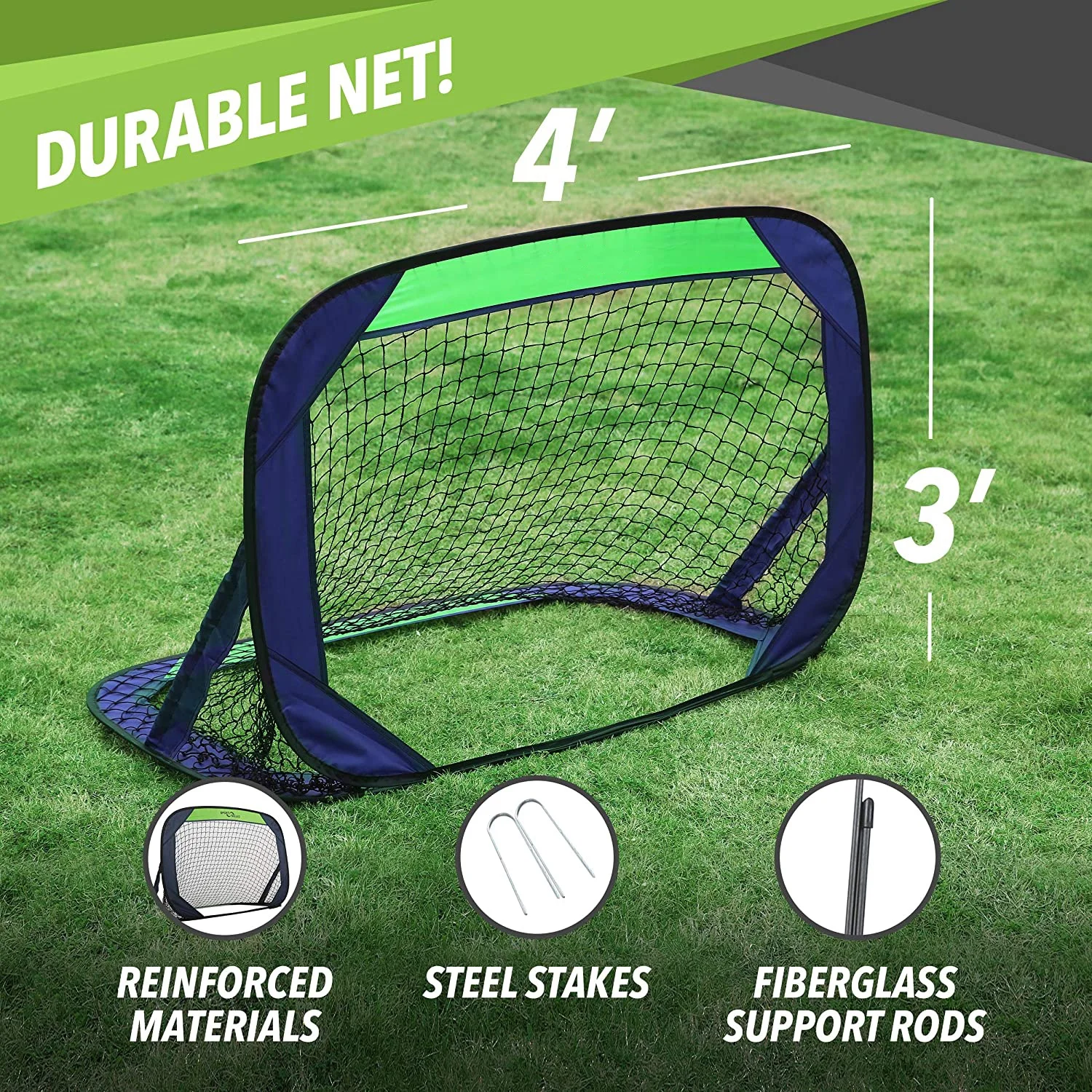 Mini football soccer goal Easy Fold And Set up Soccer Goal for Kids