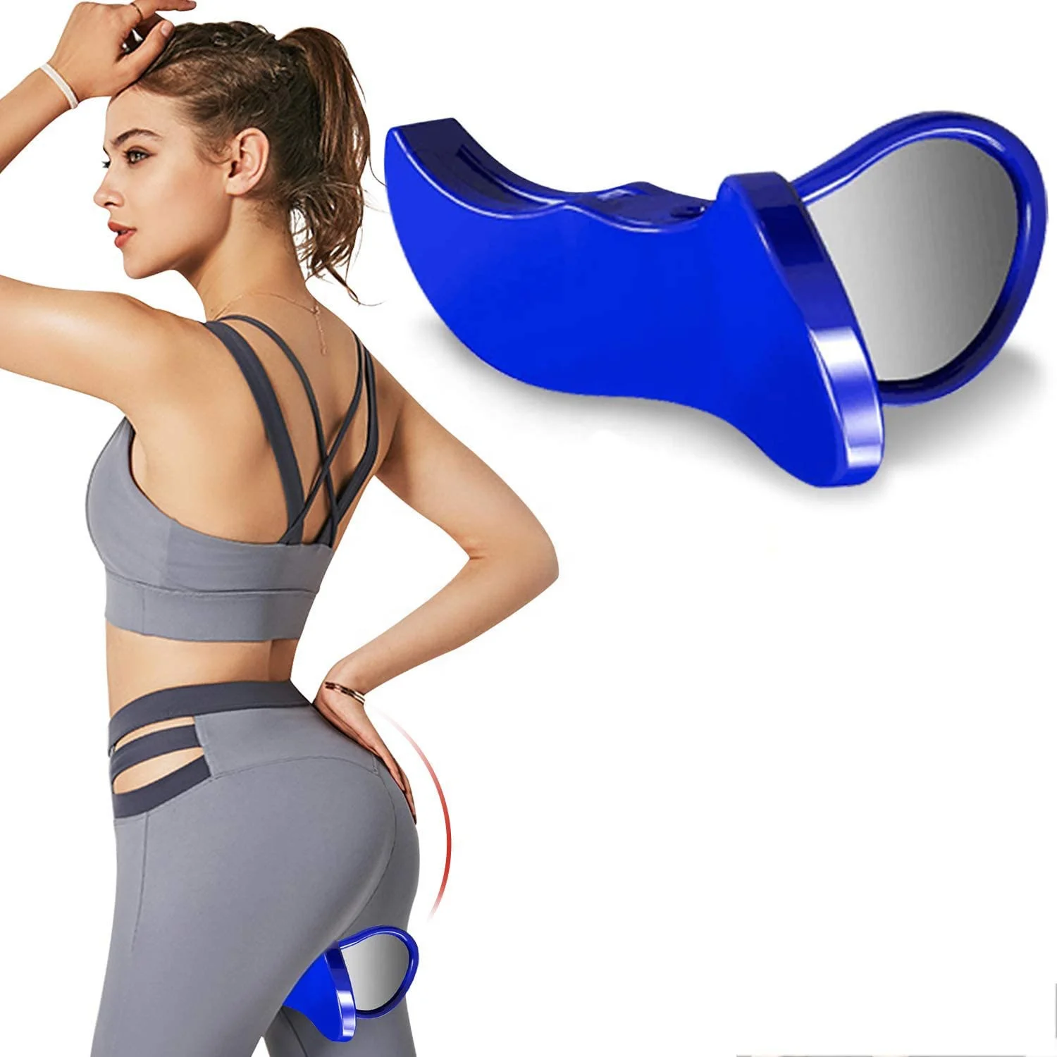 Hip Trainer Kegel Exerciser Pelvic Floor Muscle and Inner Thigh Exerciser Beautify Buttocks for Women Postpartum Rehab