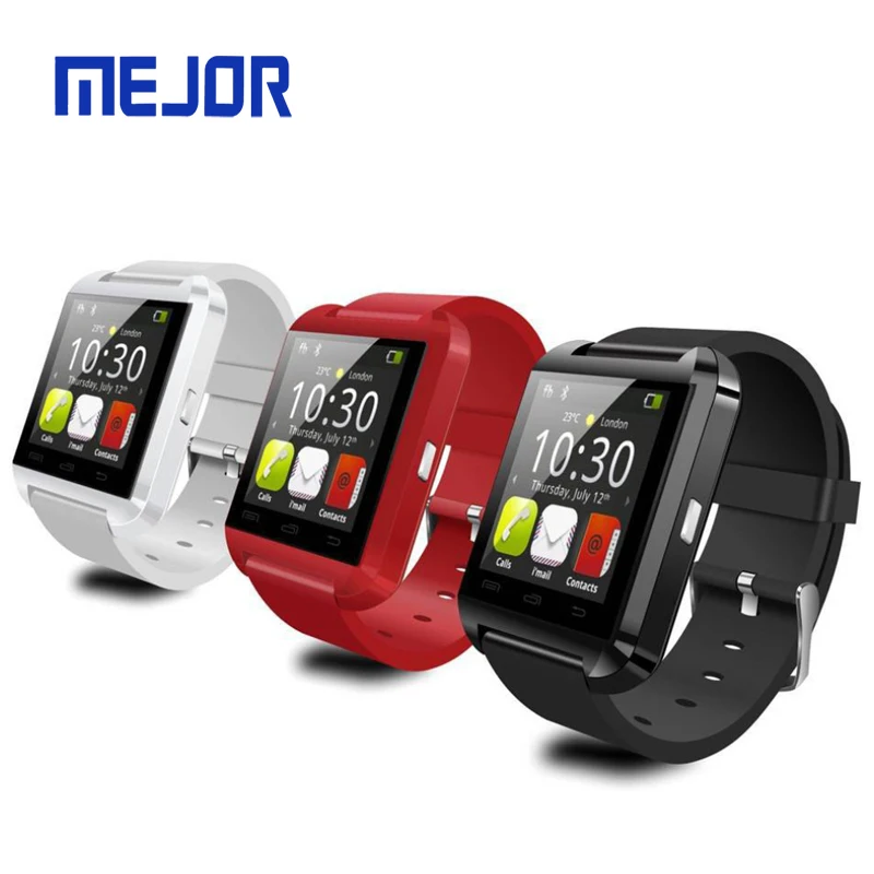 Китайские дешевые резиновые наручные часы wearfit, U8, сенсорный экран, телефон, браслет Z8, умные часы с синими зубьями