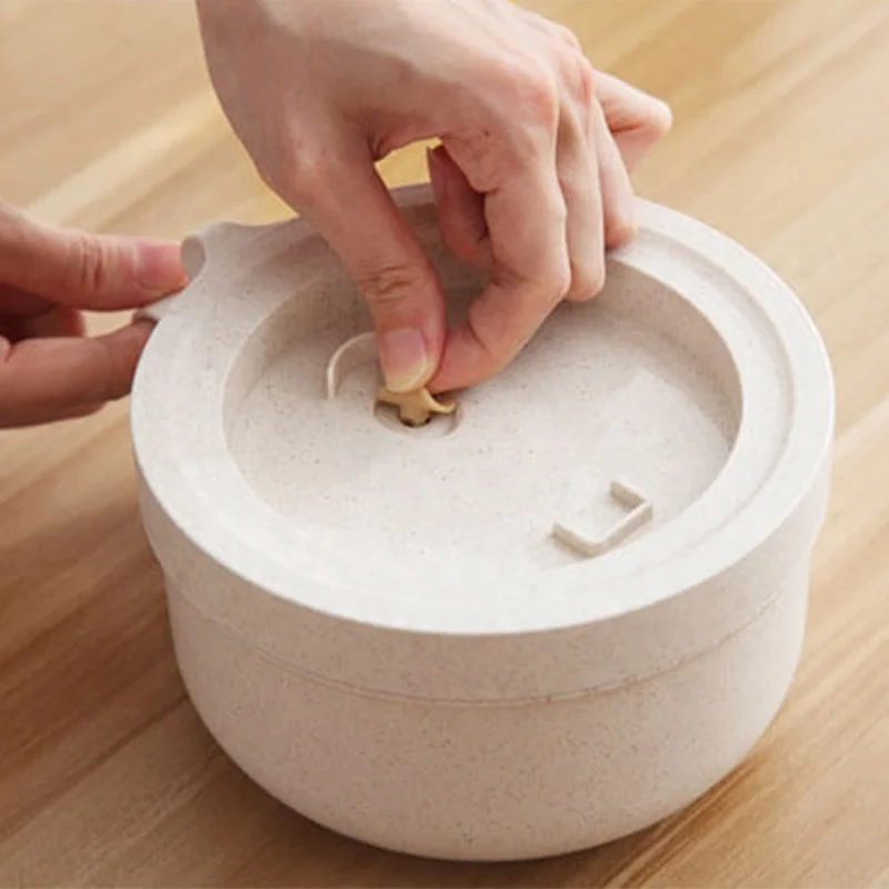 Безопасная для микроволновой печи легкая Пшеничная солома из волокна пищевых продуктов рамен хлопьев лапша пластиковая чаша с столовыми