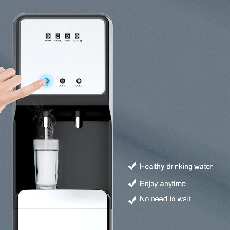 Commercial hydrogen rich vertical integrated pipelineHot And Cold 5 Stages Reverse Osmosis Ro System Home Water Filter Purifier