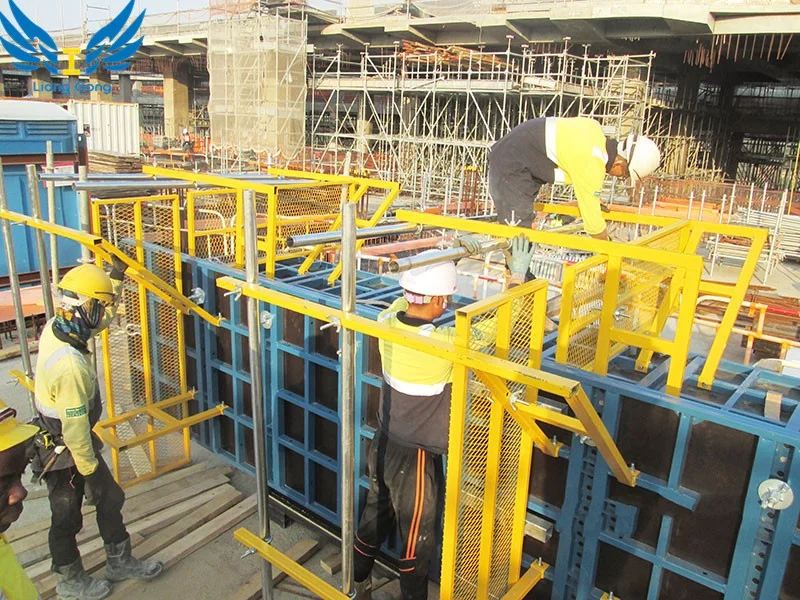 Китай Lianggong оптовая продажа многоразовая стальная рама бетонная опалубка с фанерой для строительства