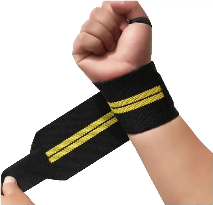 High quality Elastic Adjustable Wrist band Wraps Fitness Wrist Support For Gym