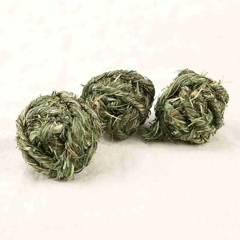 Натуральный тканый Тимоти травяной шар с высоким содержанием белка для домашних животных таких как кролики морские свинки шиншиллы хомяки