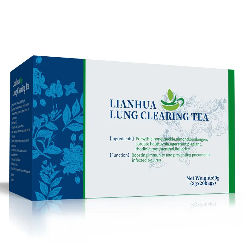 Лидер продаж, пищевая добавка для здоровья, частная торговая марка OEM/ODM, китайский традиционный очищающий чай для легких Lianhua