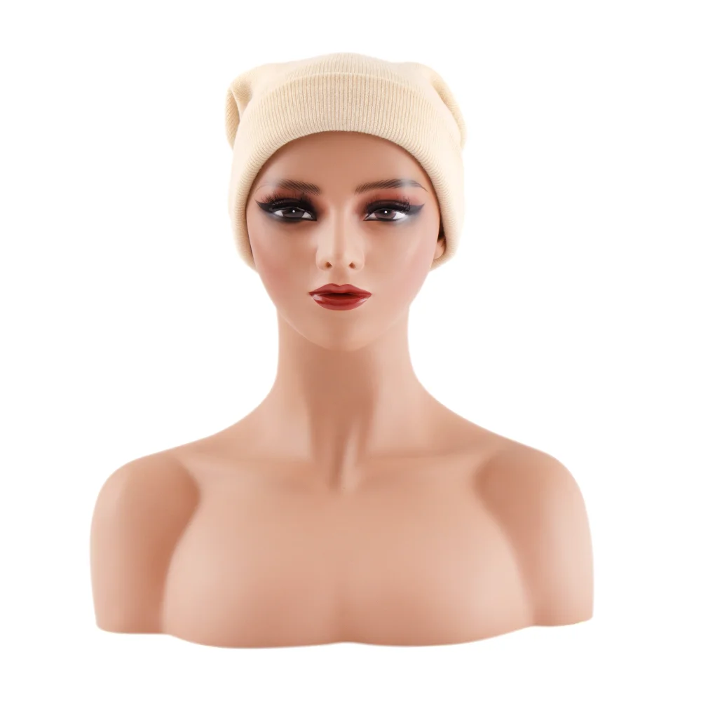 Customized products winter men warm hat knit visor beanie