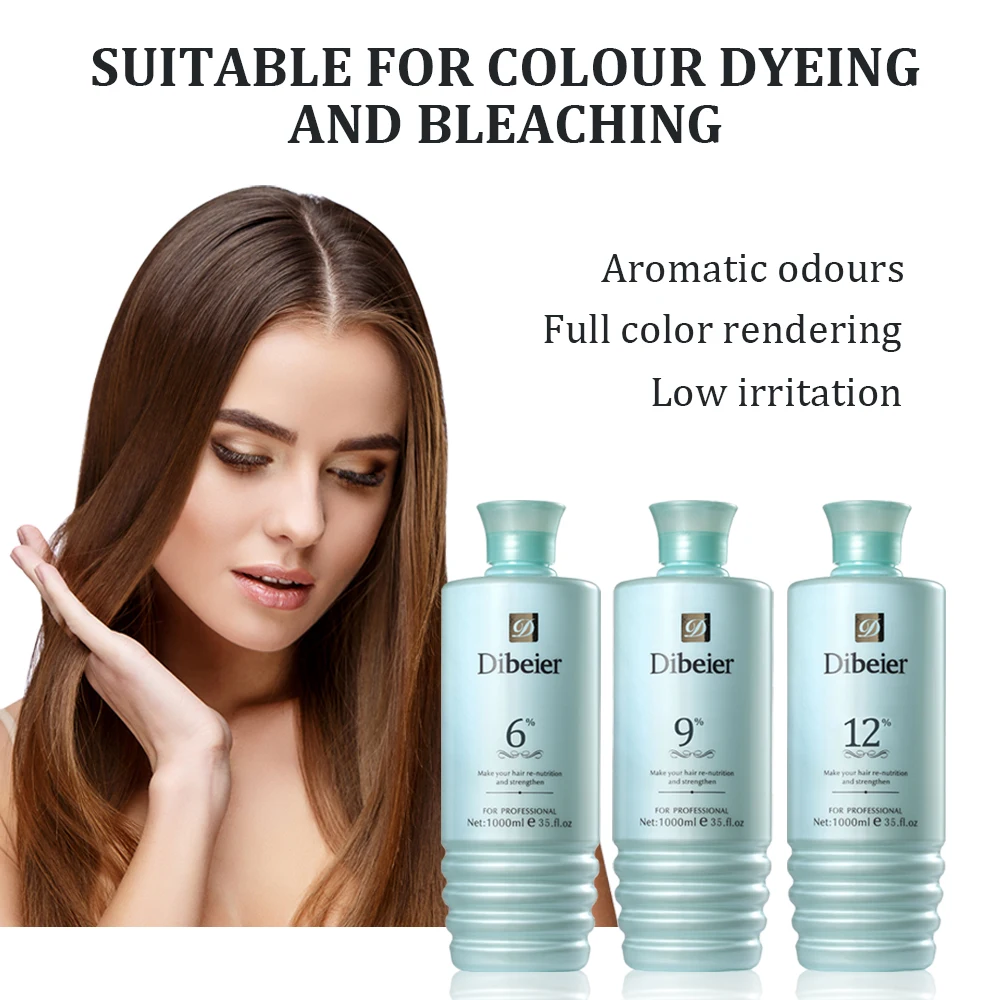 Bio Hydrogen Hair Peroxide Cream 6% 9% 12% Hair Oxidant No Ammonia Organic Developer Cream for Salon