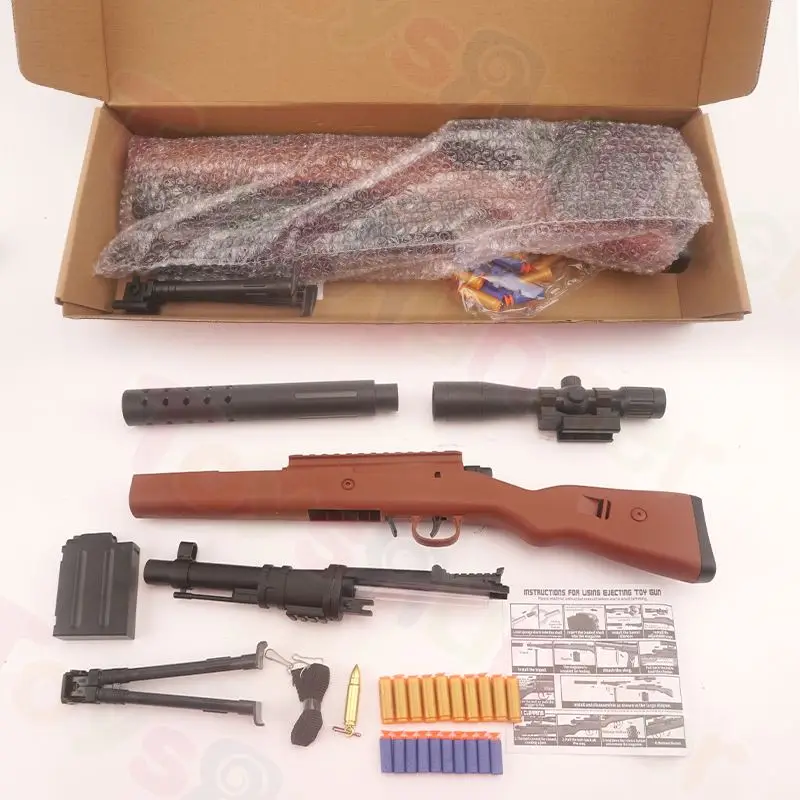 Gewehr Tabanca Sniper Airsoft Gun Pistol Full Real Metal Pistola De Metal A Gas Replicas Rifle Accessories Bbs Armas De Airsoft