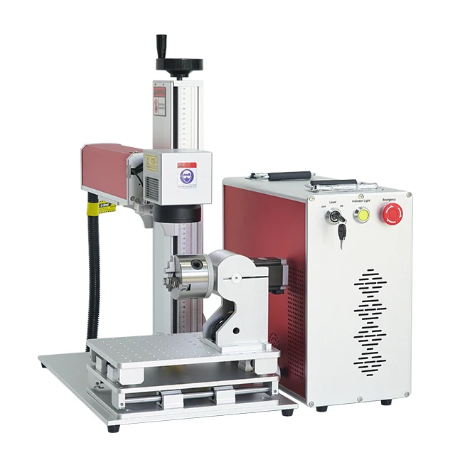50w 60w 100w Smart Portable Laser Marking Machine For Wood Small Size Engraving Machine Carve On Silver Necklace Jewelry Metal