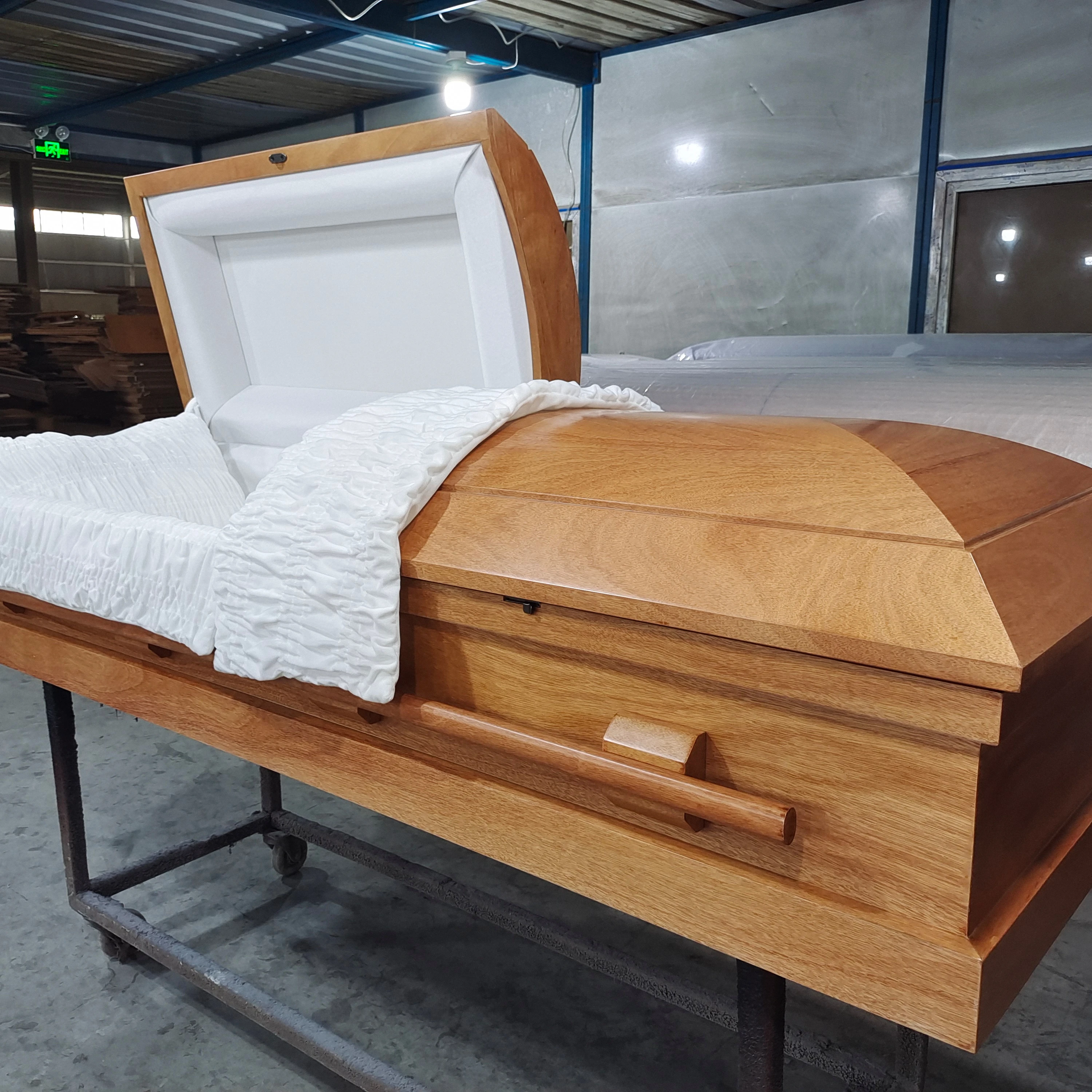 YUANFENG  funeral coffins and caskets wood made in China