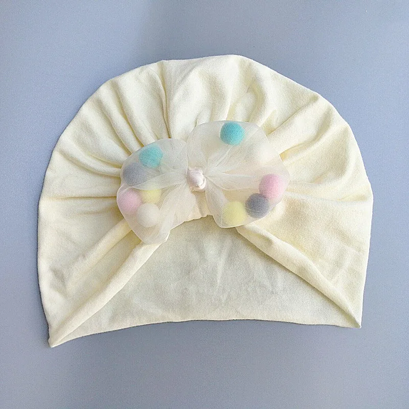 baby turban hat with bow  hats for baby