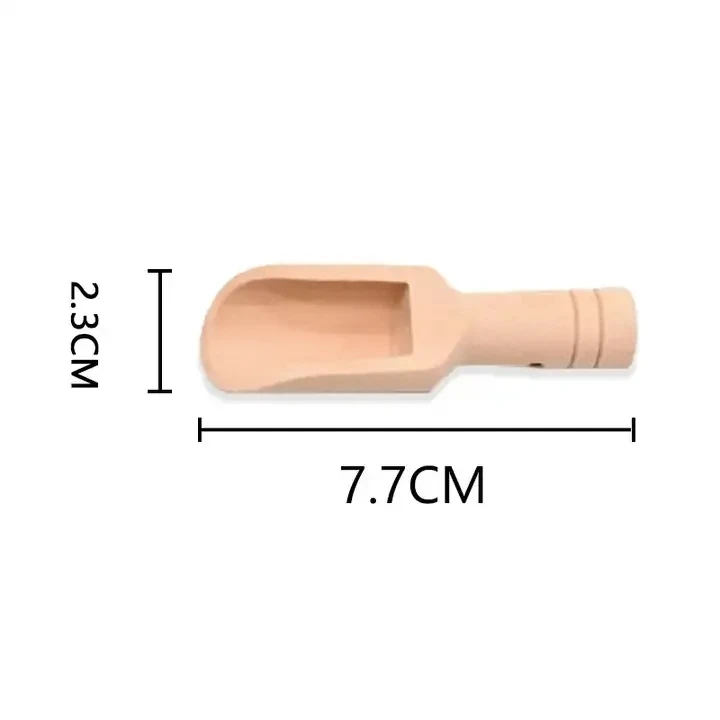 Mini Wooden Spoon Wholesale Small Eco friendly Small Wooden Scoops For Bath Salts