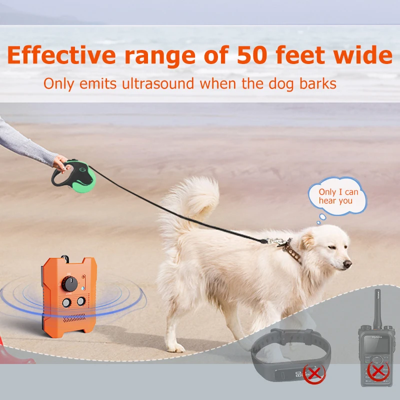 New Custom Professional Electric Trainer Repeller Pet Anti Barking Ultrasound Dog Repeller Ultrasonic Dog Repeller
