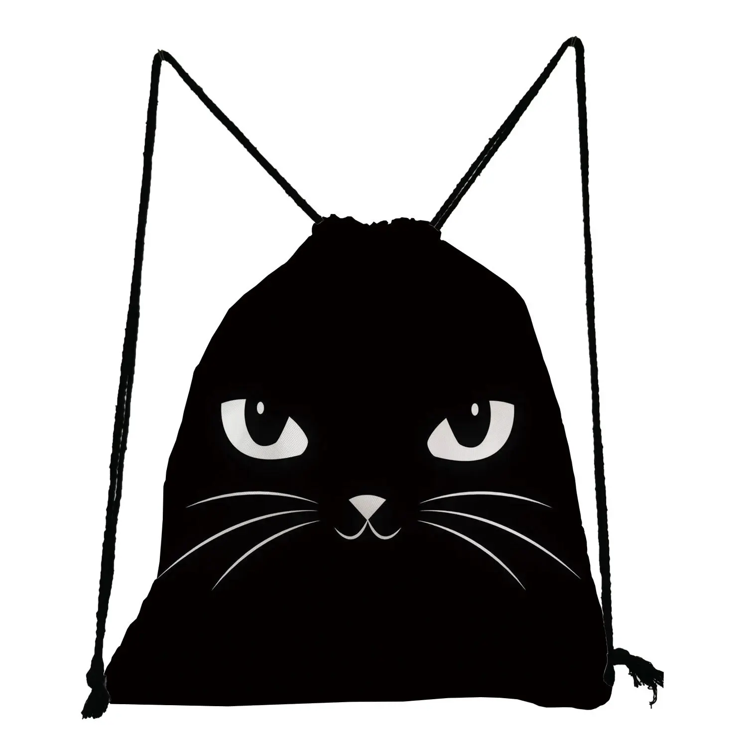 Kazze New Style Large Capacity Portable Storage Foldable Shopping Bag Eco Friendly Fabric Trendy Design Small Drawstring Bag