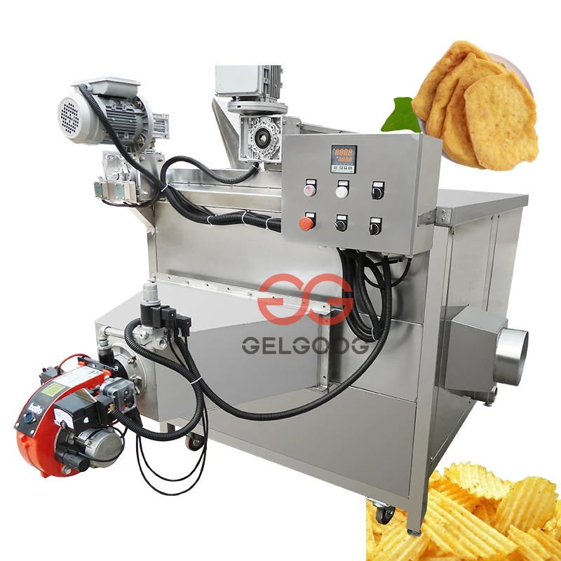 Commercial Price Oil Gas Deep French Fries Frying Banana Potato Chips Fryer Machine