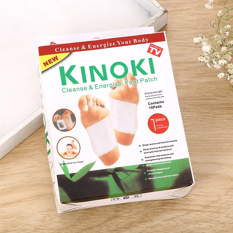 2022 Hot Sale Japan Cleansing Feet Foot Pads Ginger Salt Foot Patch Kinoki Cleansing Detox Foot Pads