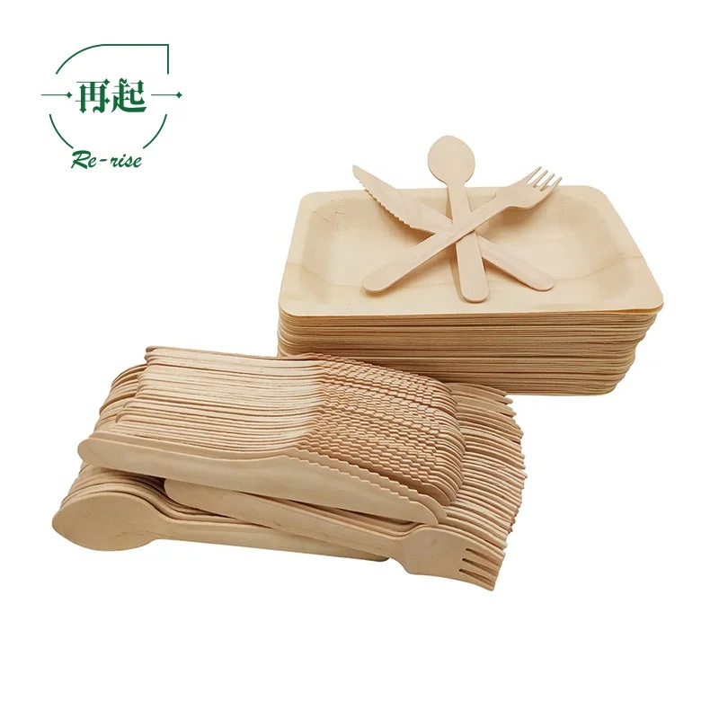 High Quality Disposable Wooden Cutlery, Origin Heilongjiang Province China