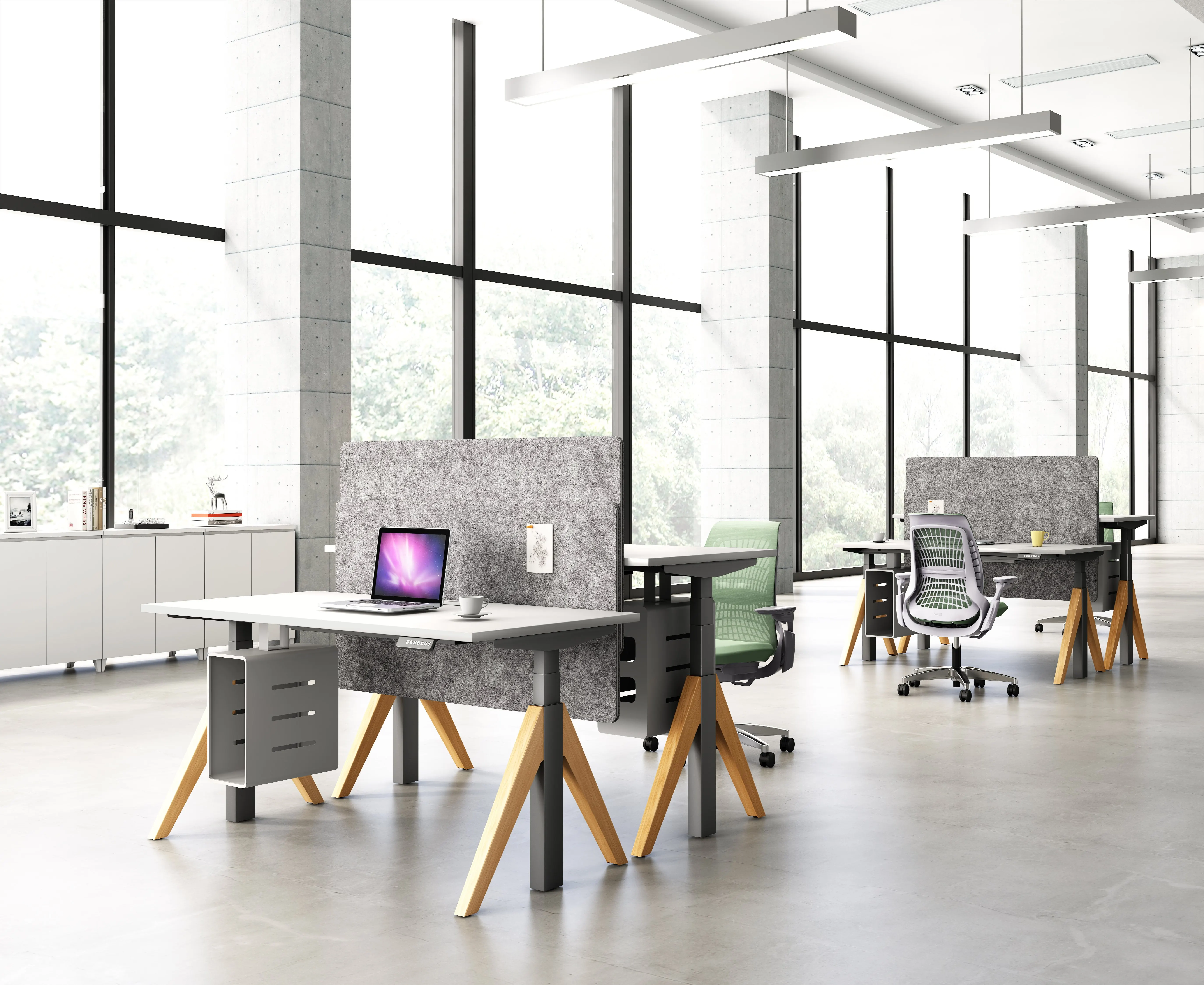 table feet adjustable height electric standing desk lifting mechanism frame desk dual motor sitting desk