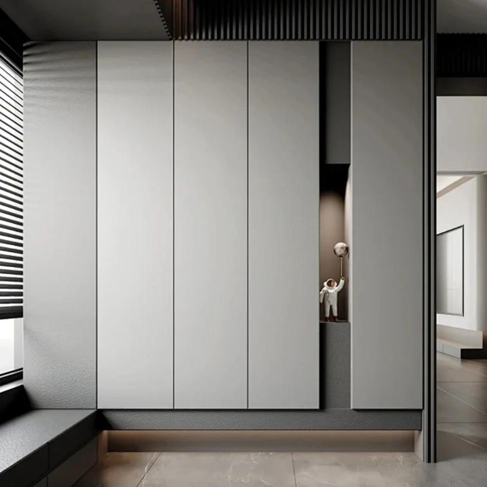 Customized Customized Bedroom Closets QiQiang Bedroom Furniture Walk In Wooden Children Wardrobe