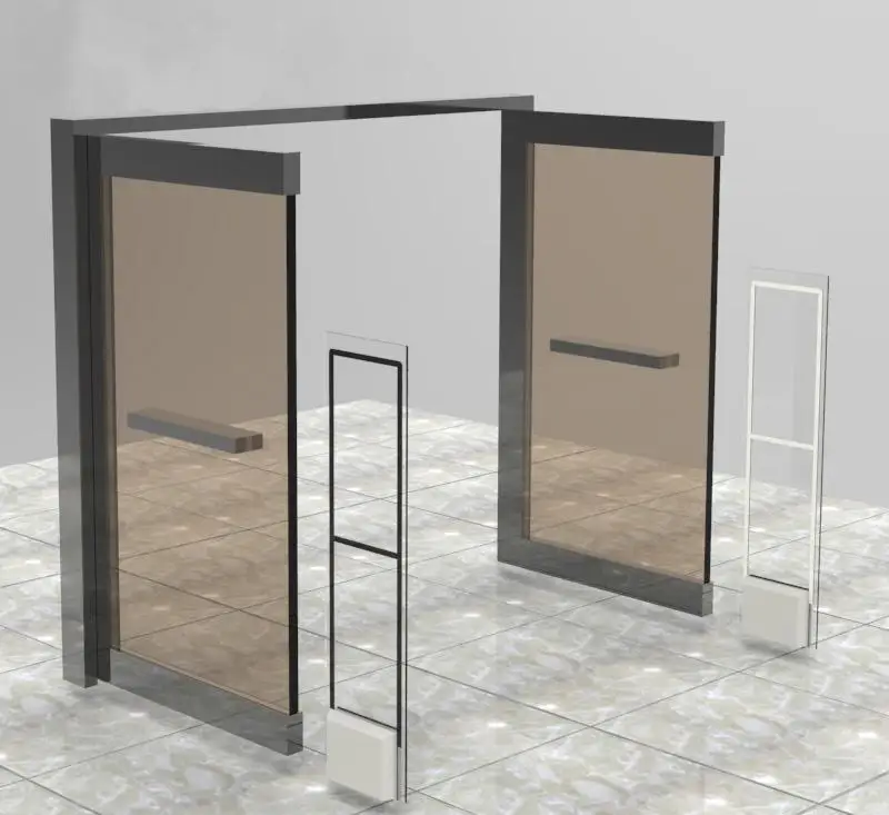 8.2Mhz EAS System Acrylic Anti-shoplifting Alarm EAS Antenna Security Anti-theft System for Shop Supermarket Store