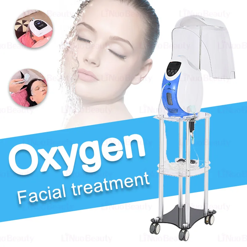 Newest Korea O2 To Derm Pure Oxygen O2derm Oxygen Facial Mask Dome Therapy Oxygen Infusion Facial Machine led Dome