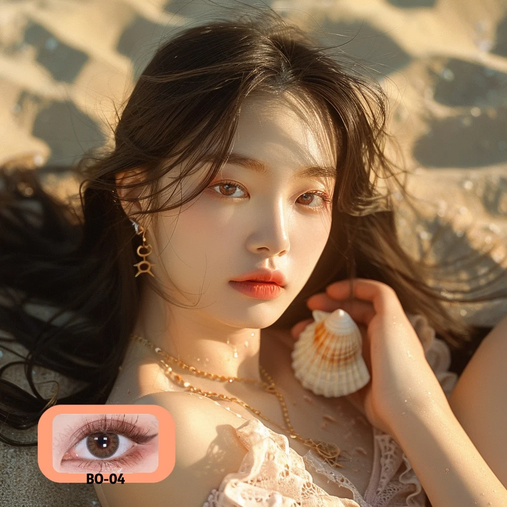 Sunny Beach Translucent Contact Lenses - Trending with Keywords for Summer Fun