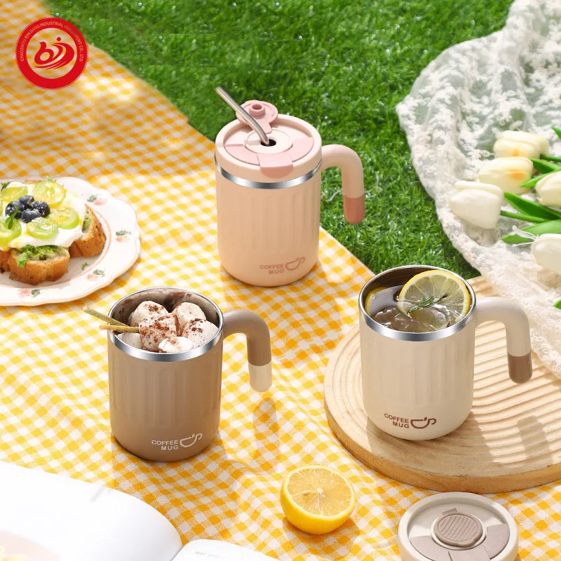 Double Wall 480ml Customized Logo Factory Direct Wholesale Stainless Steel Tumbler Vacuum Insulated Travel Coffee Mugs