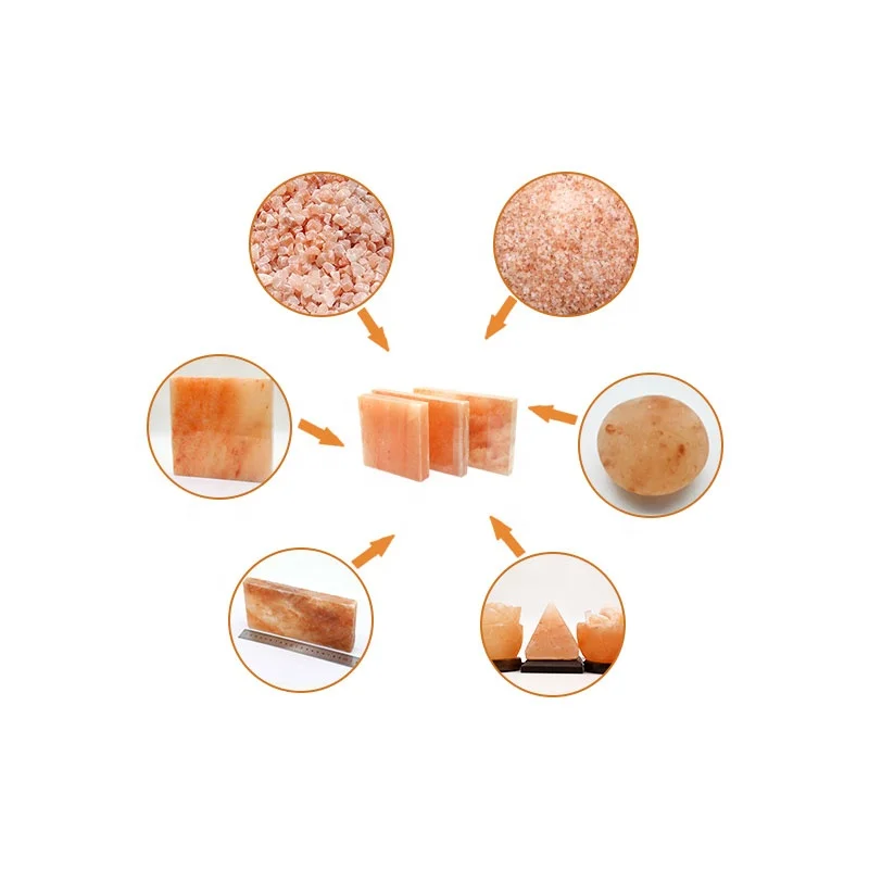 Wholesale natural rock salt bricks white salt bricks pink rock salt blocks barbecue for sauna wall