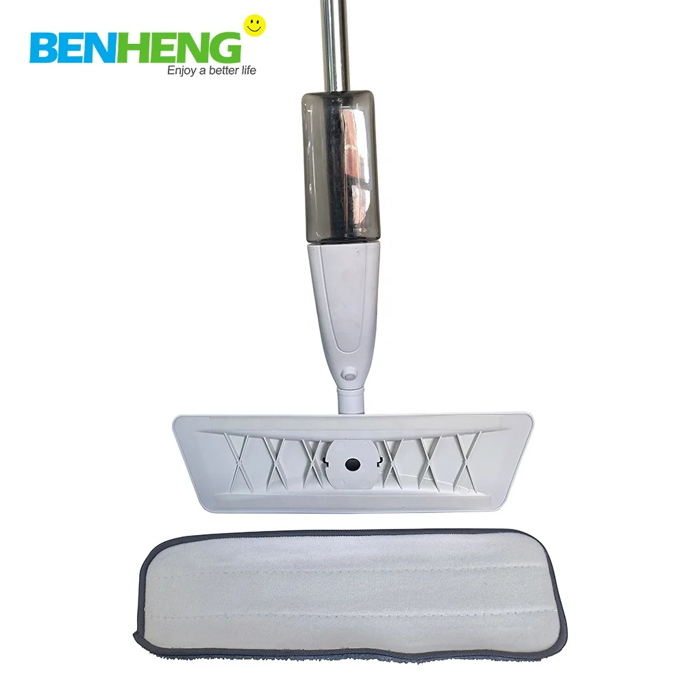 Healthy Water Spray Mop Sweeper Smart Floor Cleaner 360 Rotating Rod Microfiber Spin Mop