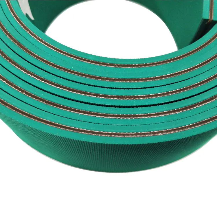 
6.0mm thickness green&green power transmission flat belt drive 