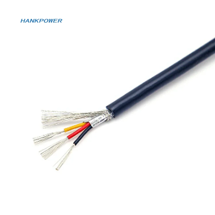 3-Core Shielded Wire Braided Aluminum Foil 3 Cores 28 26 24 22 20 18 AWG US Standard 2464 Shield Cable