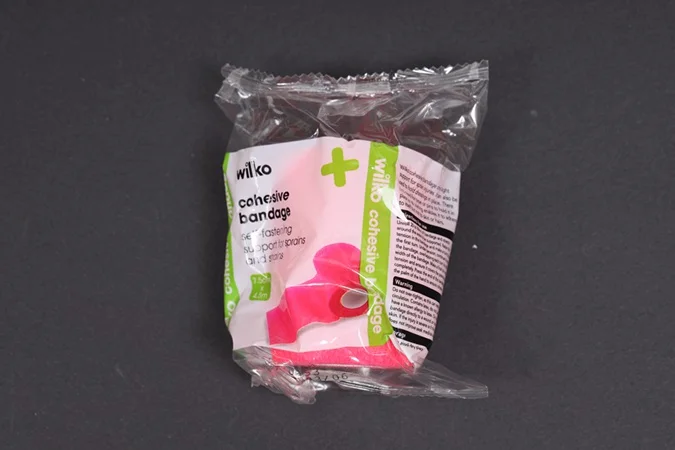 CE manufacture wilko wrap self adhesive nylon latex silk gauze roller emergency red waist bandage