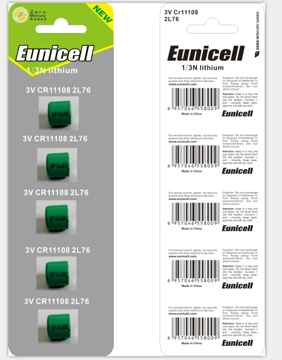 Cr26500 Cr2 Cr17335 Cr17505 Cr17450se Limno2 3.0v Cr123a Cr1/3n Cr-p2 Cr17450 3v Lithium Manganese Dioxide Primary Battery