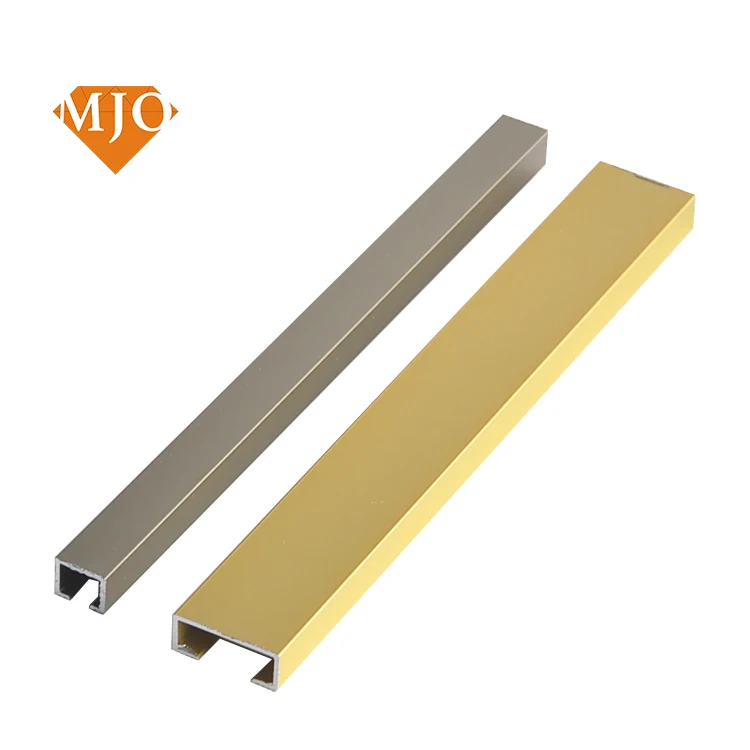 MJO Factory wholesale price aluminum u trim channel aluminum tile trim for ceramic edge