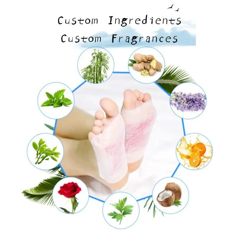 bamboo vinegar detox foot patch with adhesive is the best Chinese natural foot detox pad and detox foot patch