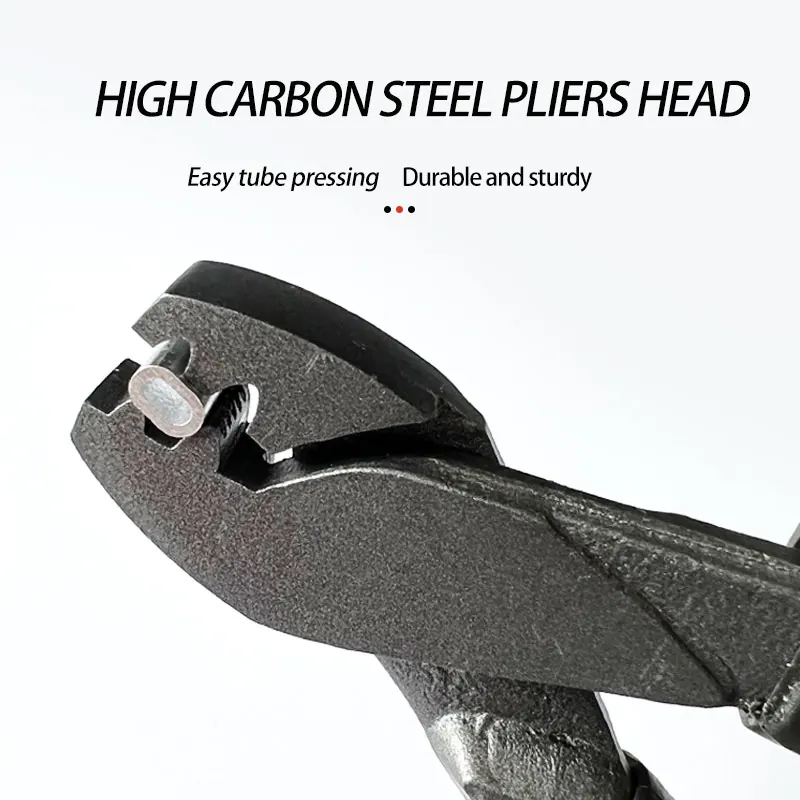 Fishing Pliers Crimp Sleeves Kit Saltwater Fishing Pliers Single/Double Barrel Copper Wire Crimping Sleeve Fishing Set