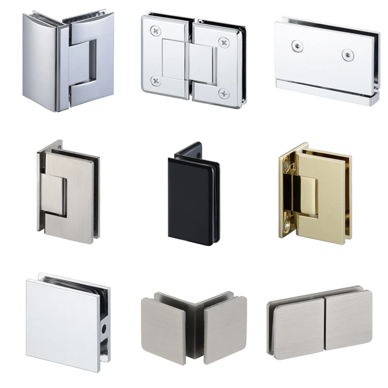 Automatic Soft Close Pivot Shower Door Hinge Hydraulic Glass Hinge Brass Shower Hinge