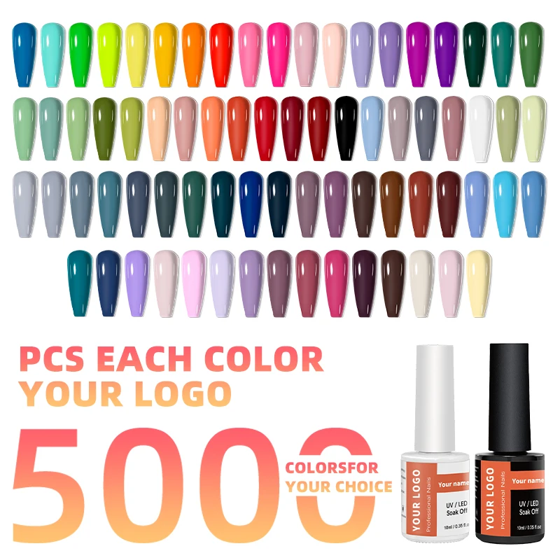 VOA Soak Off Cosmetics Uv Glue Set Products Gold Green Nude Art Polish Builder Nail Extension Gel