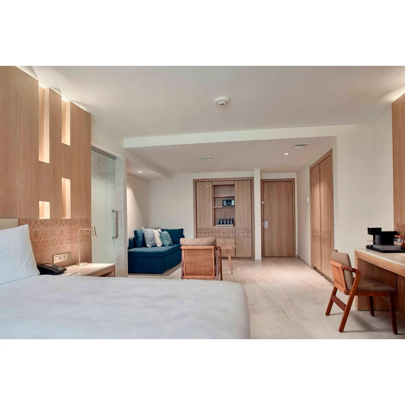 2022 Customized Modern Wood Furniture Hotel Beds For 4 Star Hotel Used