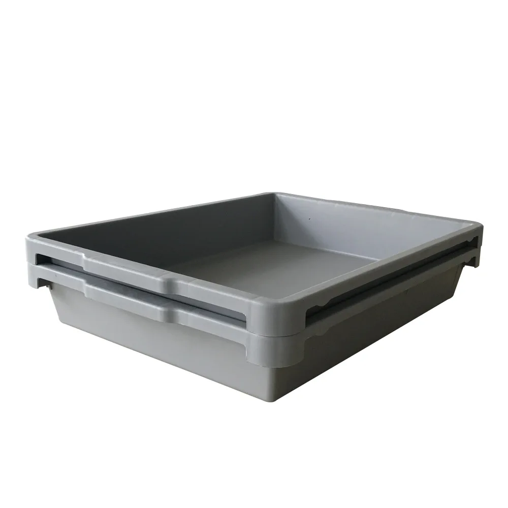 Airport security plastic luggage storage tray for Airports, Seaports, Border Crossings