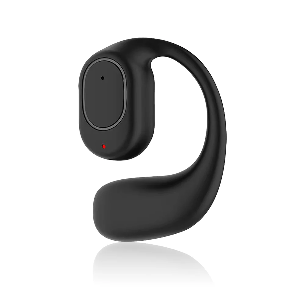 OWS Wireless Single Earphone Waterproof Ear Hook Wireless Bone Conduction Open Ear OWS Type-C Headset Sports Headset Earbuds