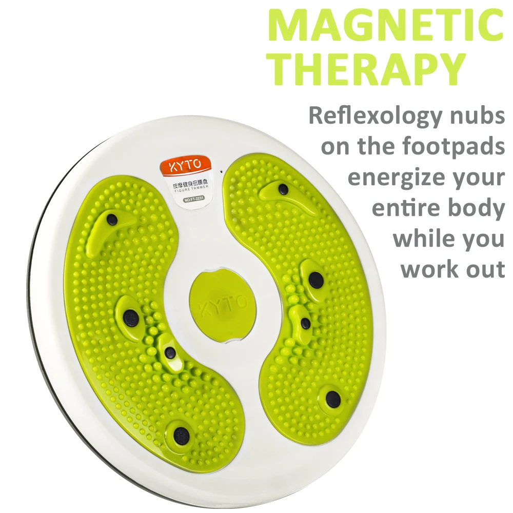 KYTO Waist Disc Fitness Figure Trimmer Twist Board Slimming Body Equipment-Foot-shaped Pedal Balance Board For  Sports KYTO2231